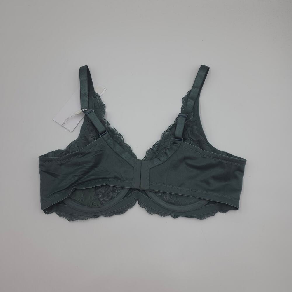 HSIA All-Over Floral Lace Bra 0070 in Balsam Blue Size 36C - Picture 5 of 7